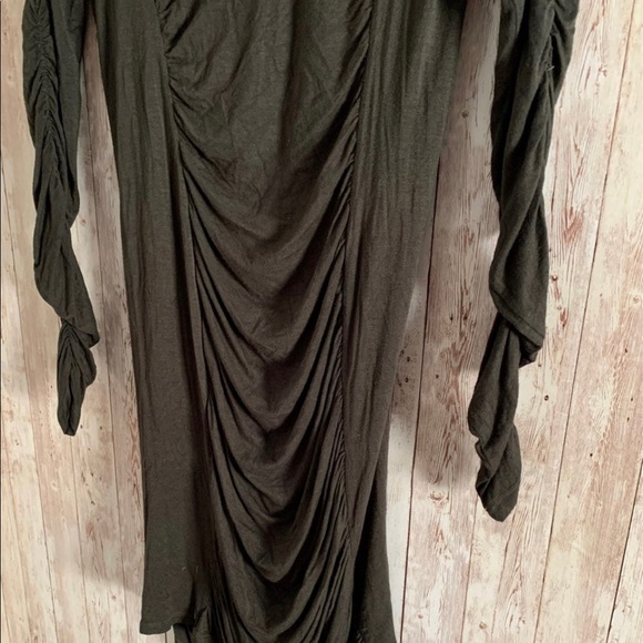 Stewart + Brown Hunter Green Dress - Picture 3 of 8